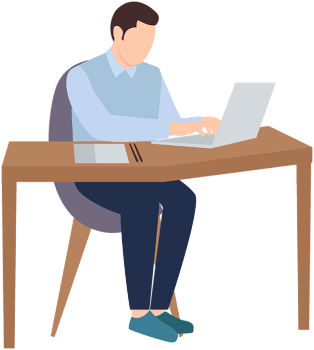 man-at-desk